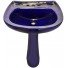 Mexican Talavera Toilet Set Azul Cobalto